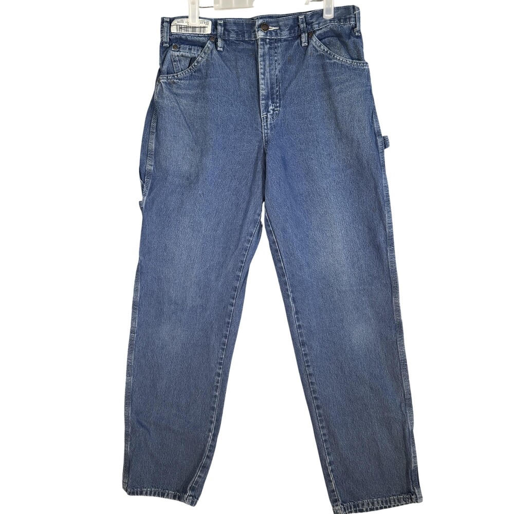 Dickies Carpenter Jeans Mens 32x32 Denim Workwear Utility Relaxed Fit Straight